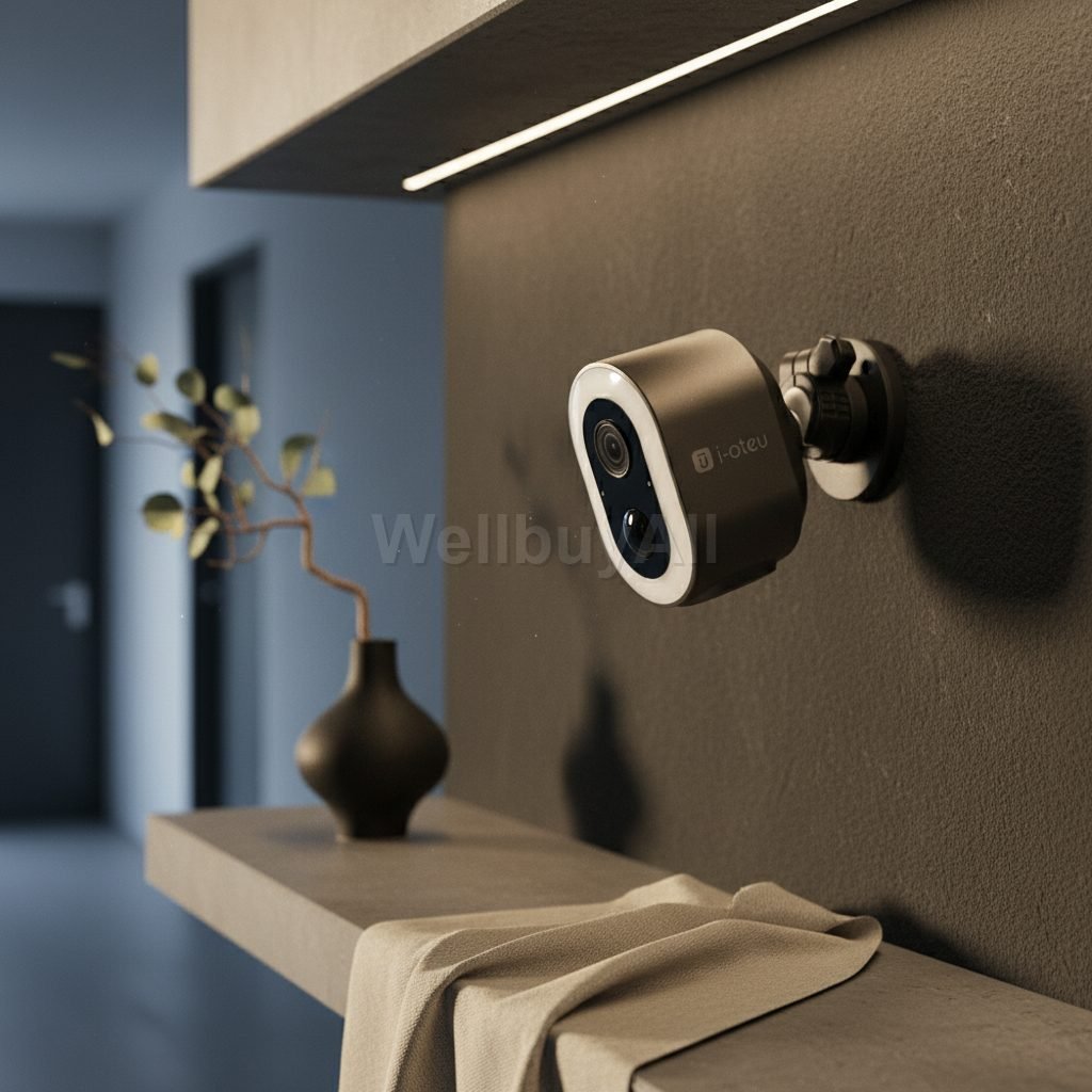 무선 현관 CCTV S7 surface material: Deep charcoal grey aco