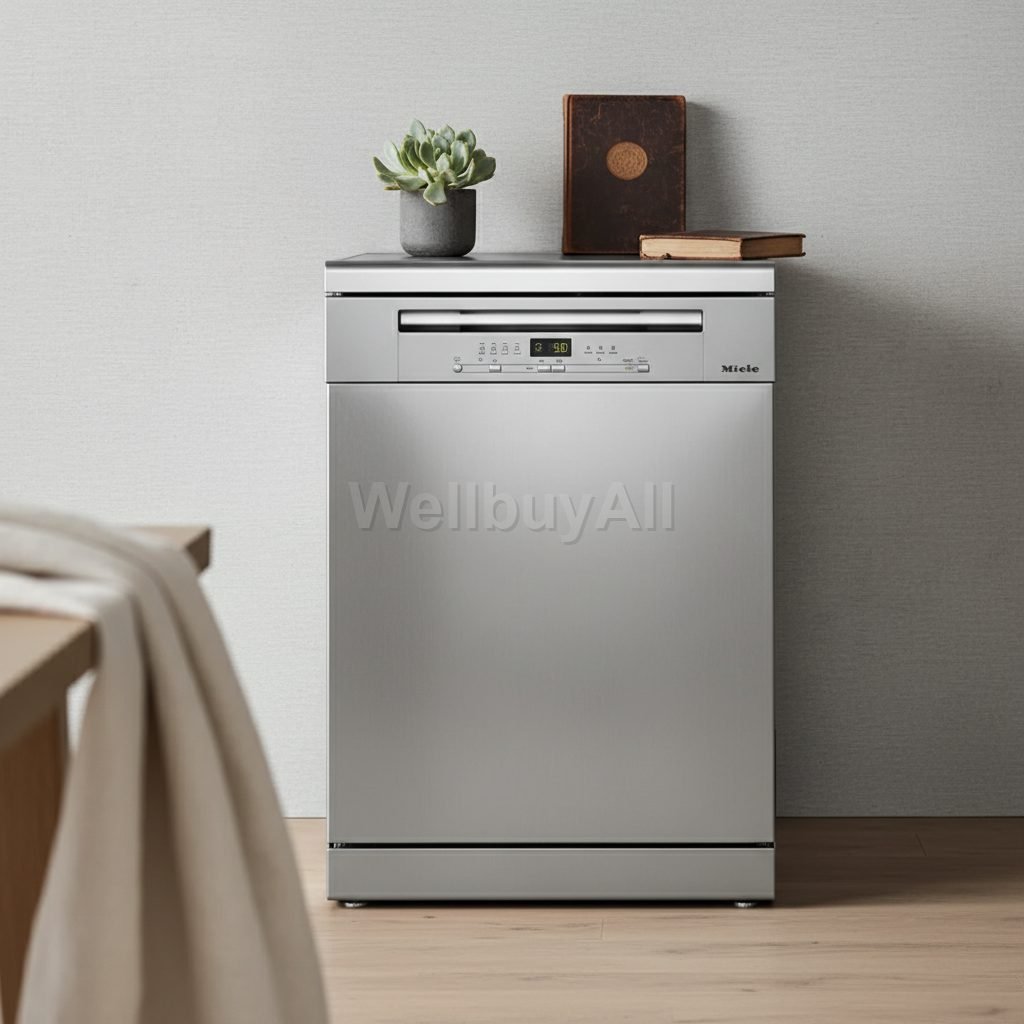 밀레 식기세척기 surface material: Light grey textured wa