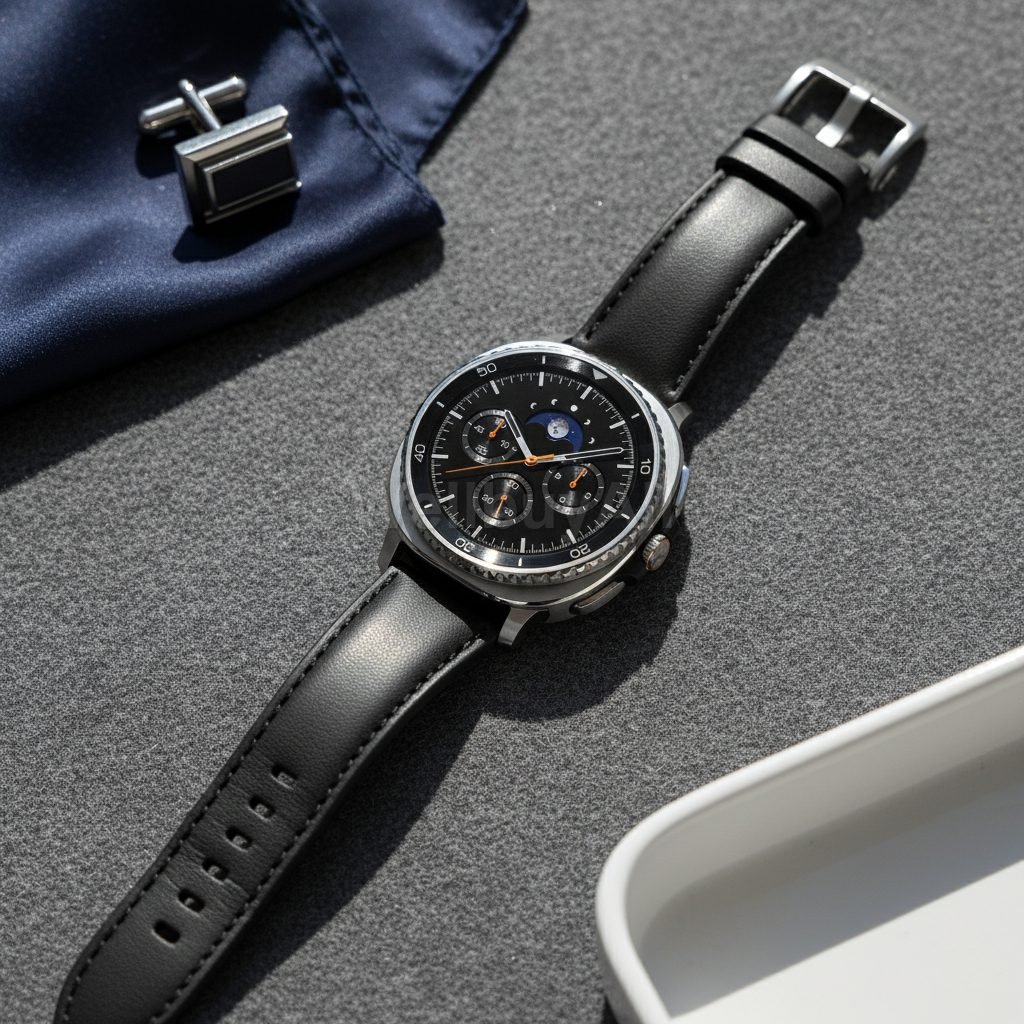 워치8 클래식 surface material: Soft, charcoal grey wo