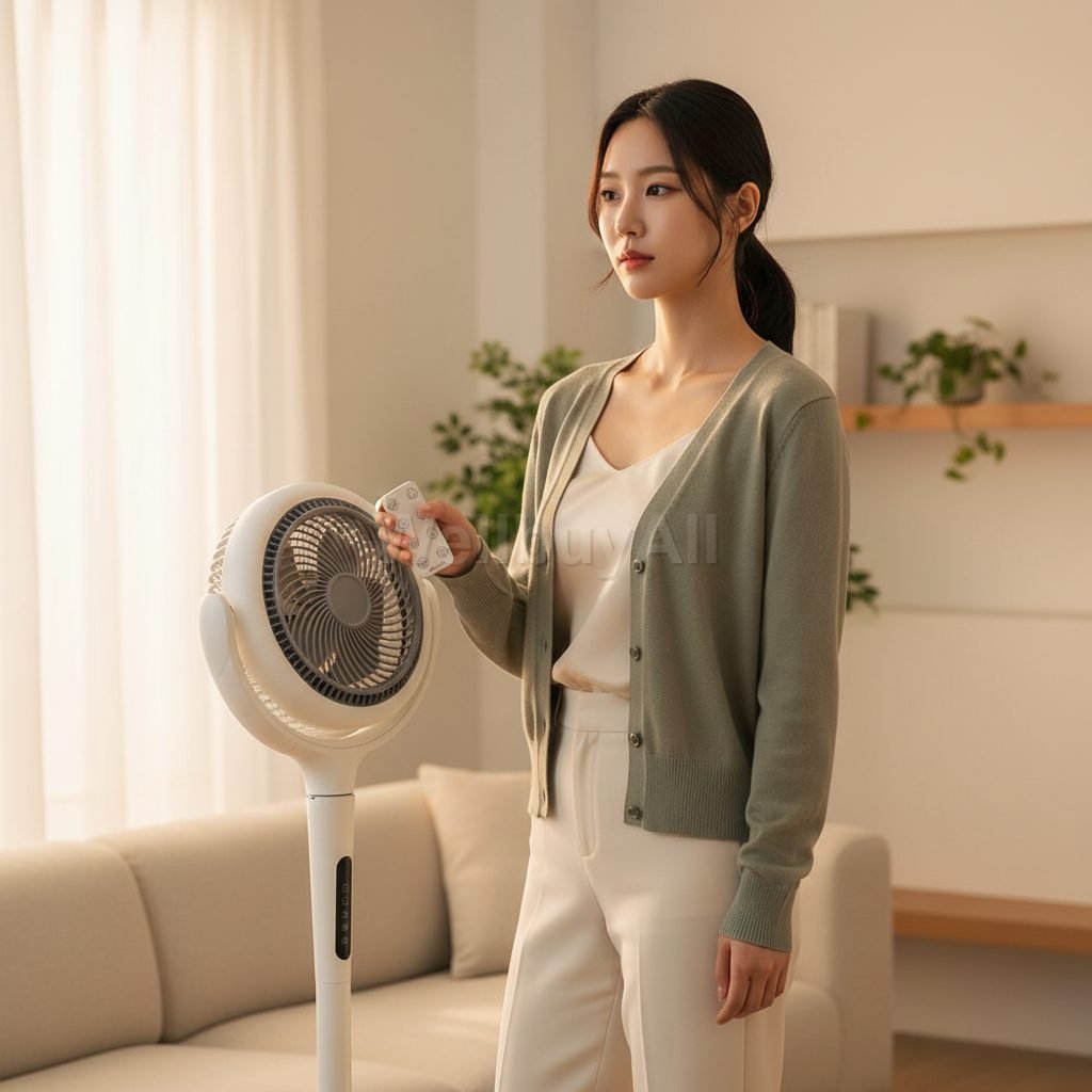 스탠드 BLDC 서큘레이터 location environment: Modern living room